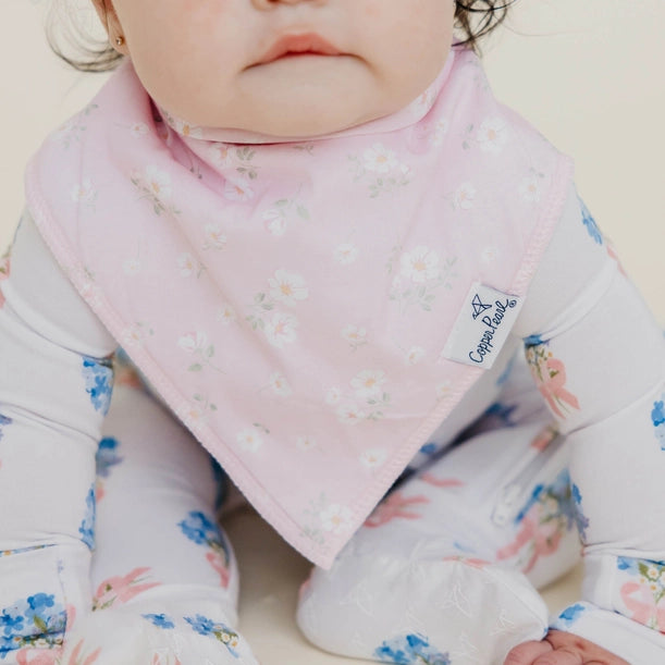 4 PACK BABY BANDANA BIBS - BOW MY GOSH