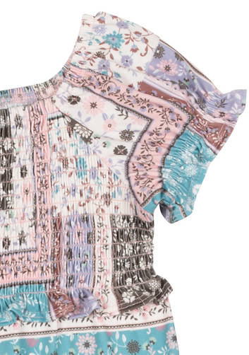 Rare Editions Patchwork Jumpsuit