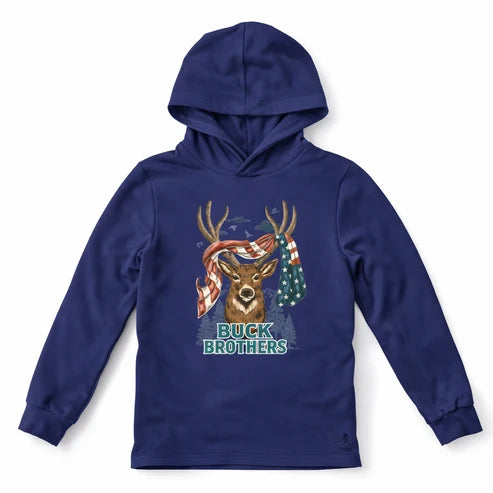 CoolShade Performance Hoodie, Liberty Buck, Cobalt
