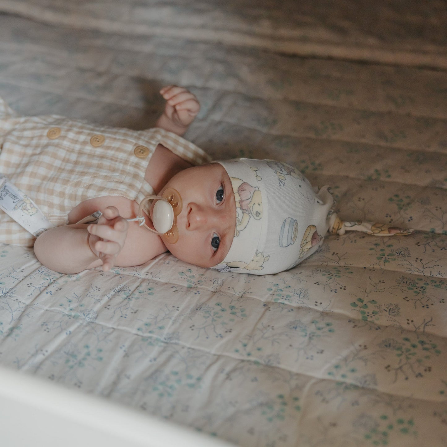 Top Knot Hat - Hunny
