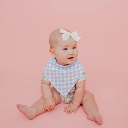 4 PACK BABY BANDANA BIBS - CATHERINE