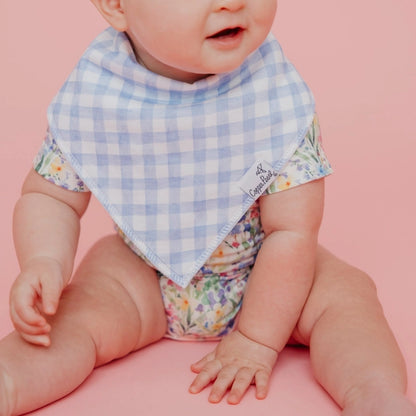 4 PACK BABY BANDANA BIBS - CATHERINE