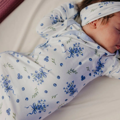 NEWBORN KNOTTED GOWN - CATHERINE