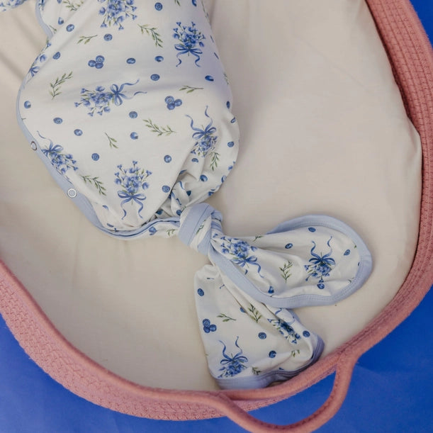 NEWBORN KNOTTED GOWN - CATHERINE
