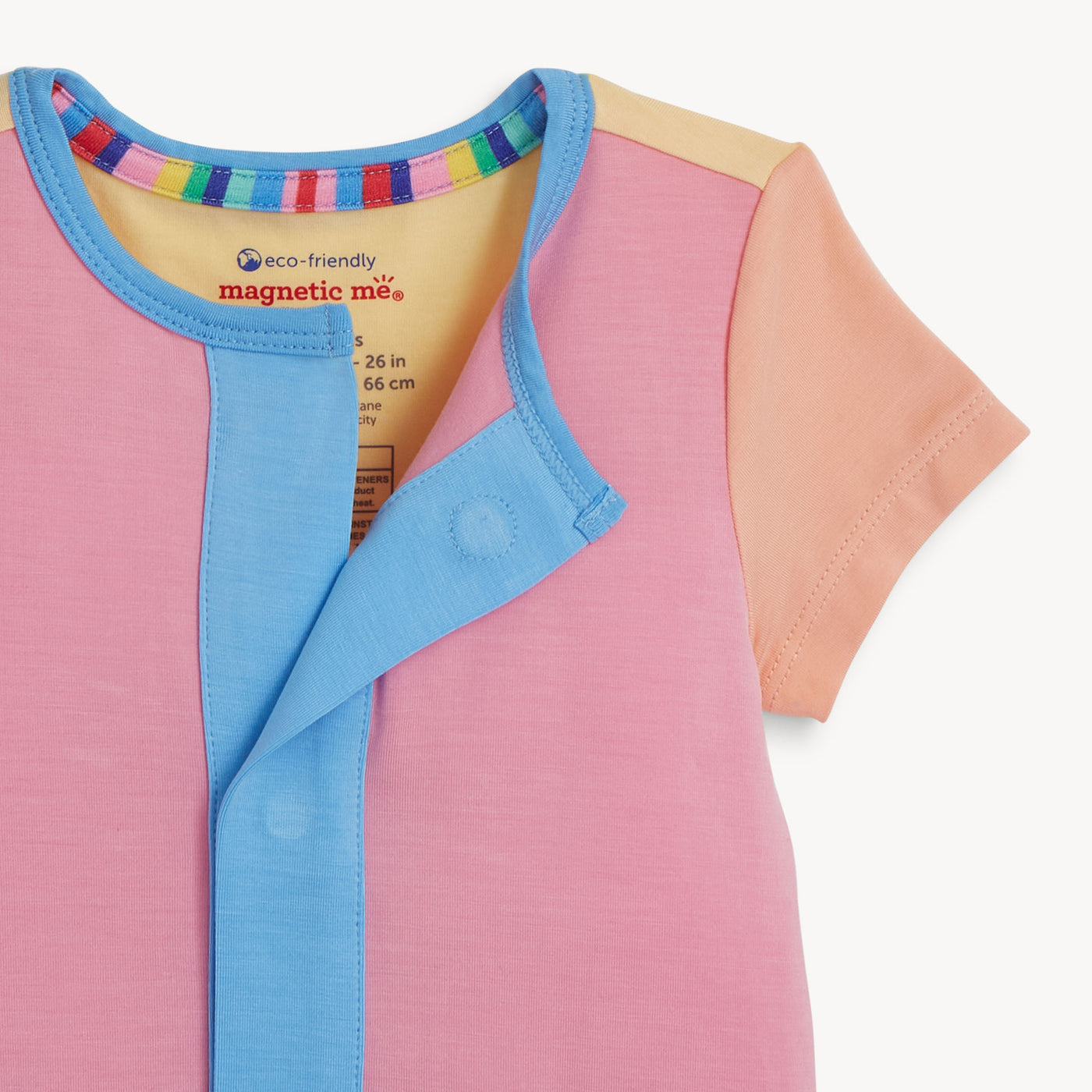 Magnetic Colorblock Short Romper