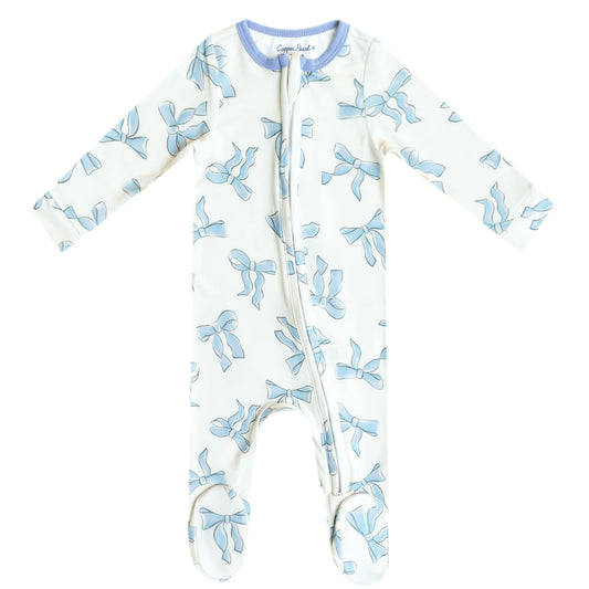 Zip-up Footie - Daphne