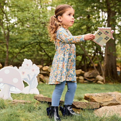 Flora Ruffle Dress w/Legging