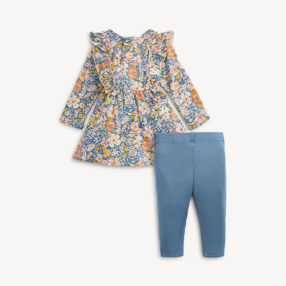 Flora Ruffle Dress w/Legging