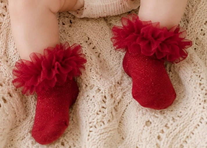 Christmas Tutu Socks