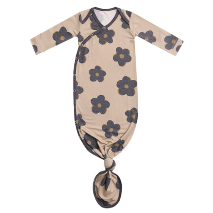 Knotted Gown - Gemma in Tan