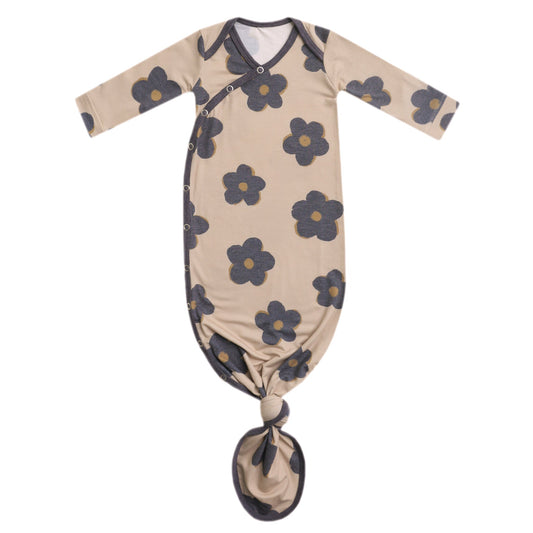 Knotted Gown - Gemma in Tan