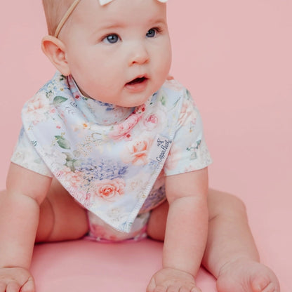 4 PACK BABY BANDANA BIBS - GENEVIEVE