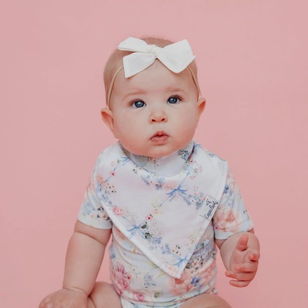 4 PACK BABY BANDANA BIBS - GENEVIEVE