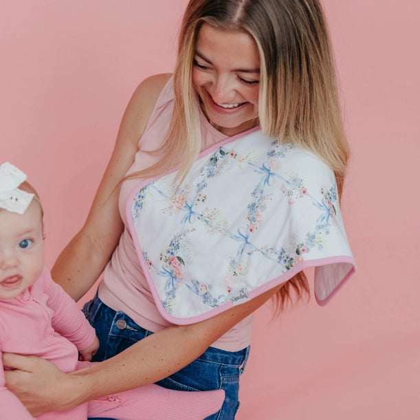 3 PACK PREMIUM BURP CLOTHS - GENEVIEVE
