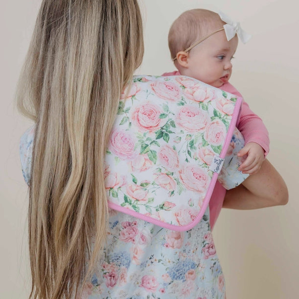 3 PACK PREMIUM BURP CLOTHS - GENEVIEVE