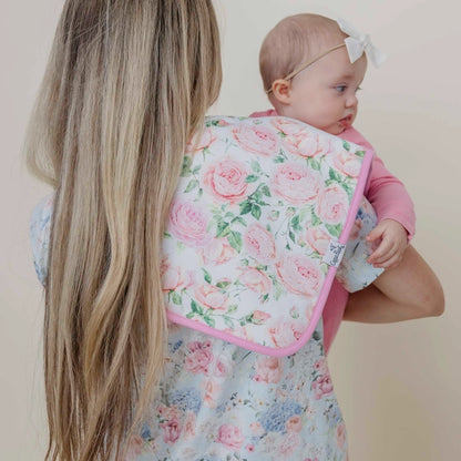 3 PACK PREMIUM BURP CLOTHS - GENEVIEVE