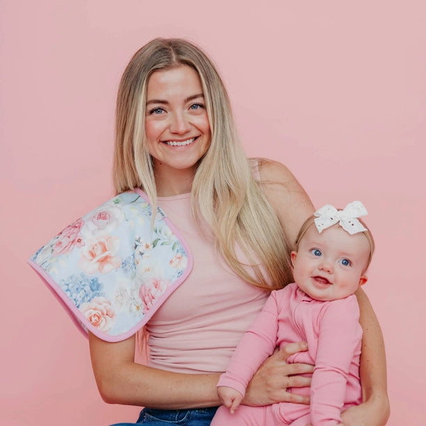3 PACK PREMIUM BURP CLOTHS - GENEVIEVE