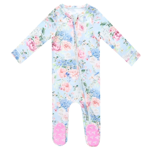 CONVERTIBLE ZIP-UP FOOTIE - GENEVIEVE