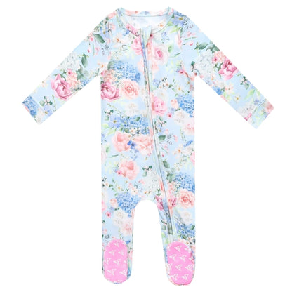 CONVERTIBLE ZIP-UP FOOTIE - GENEVIEVE