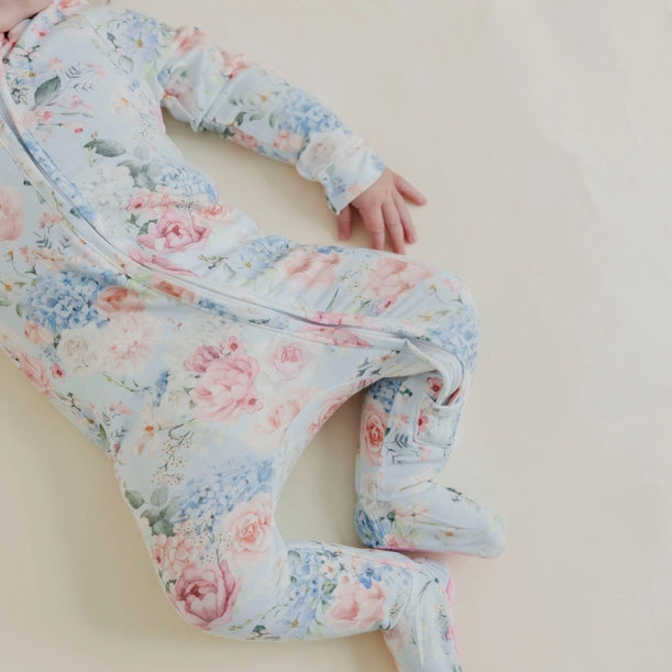 CONVERTIBLE ZIP-UP FOOTIE - GENEVIEVE