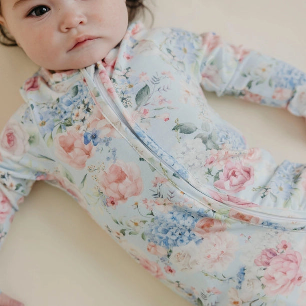 CONVERTIBLE ZIP-UP FOOTIE - GENEVIEVE