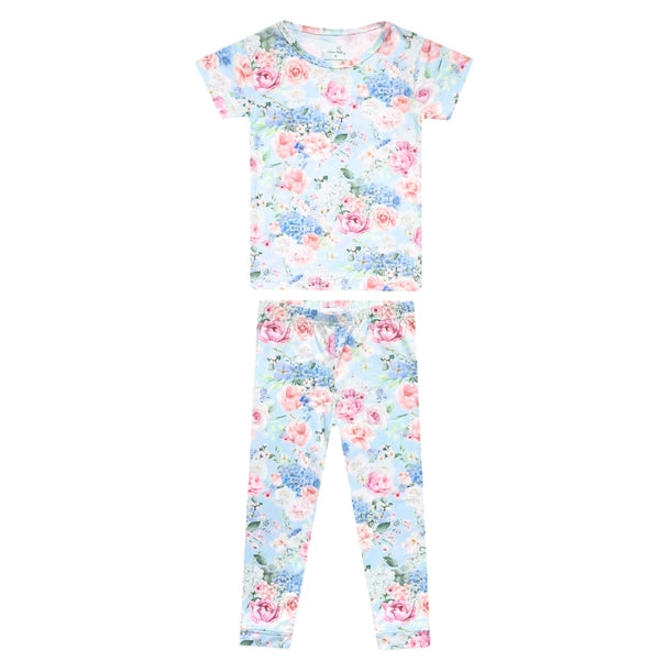 2PC SHORT SLEEVE PAJAMAS WITH PANTS - GENEVIEVE