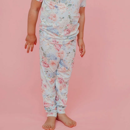 2PC SHORT SLEEVE PAJAMAS WITH PANTS - GENEVIEVE