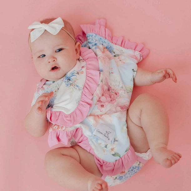 RUFFLED SECURITY BLANKET SET - GENEVIEVE