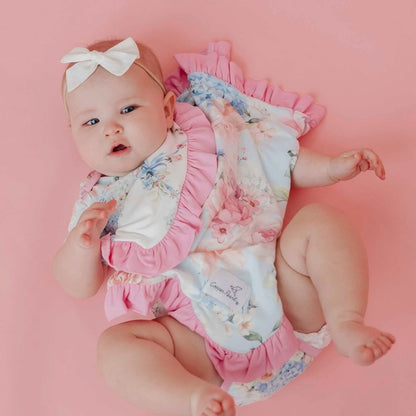 RUFFLED SECURITY BLANKET SET - GENEVIEVE