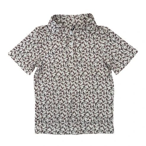 CoolShade UPF 50+ Mallard Print Polo, Boys