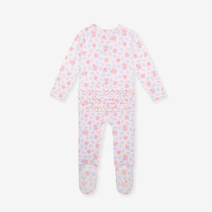 Laney Footie Ruffled Zippered One Piece