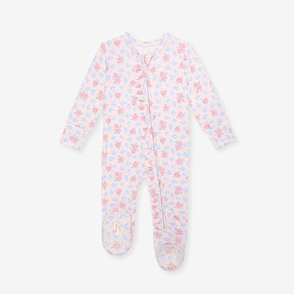 Laney Footie Ruffled Zippered One Piece