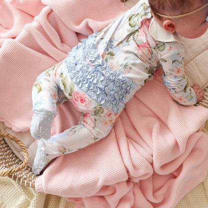 Leigh - Smocked Ruffle Footie