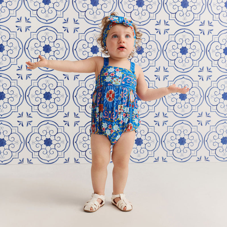 Carretto - Tie Back Bubble Romper