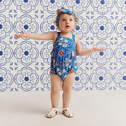 Carretto - Tie Back Bubble Romper