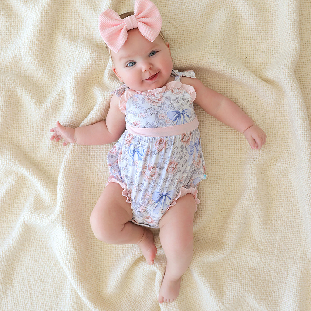 Agatha - Spaghetti Strap Bubble Romper