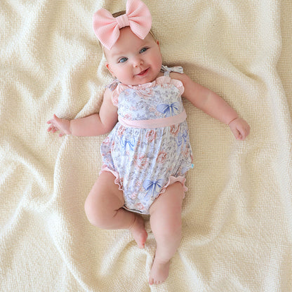 Agatha - Spaghetti Strap Bubble Romper