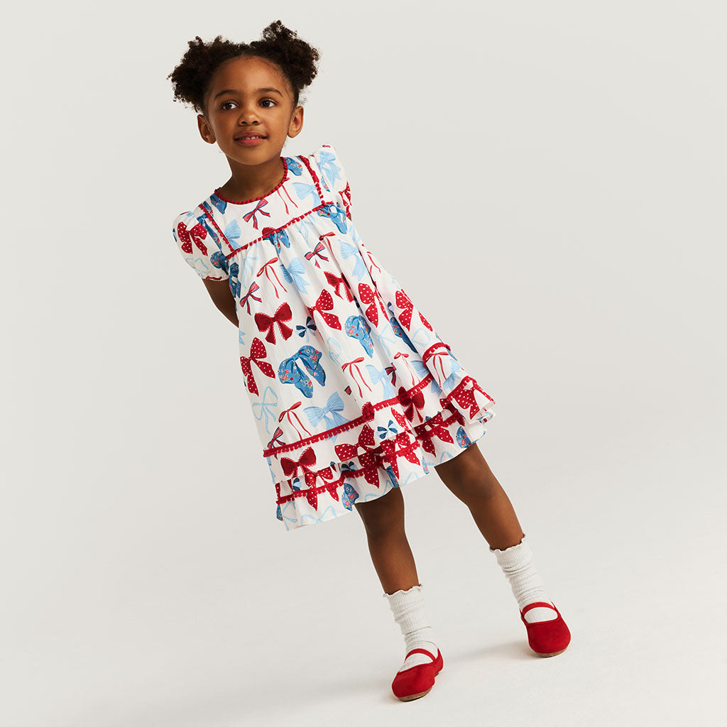 Martha Puff Sleeve Babydoll Dress