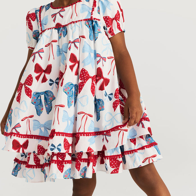 Martha Puff Sleeve Babydoll Dress
