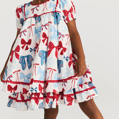 Martha Puff Sleeve Babydoll Dress