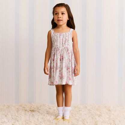 Roberta - Button Front Ruffle Dress