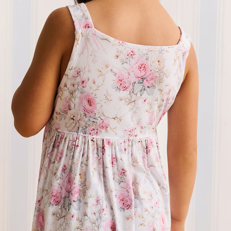 Roberta - Button Front Ruffle Dress