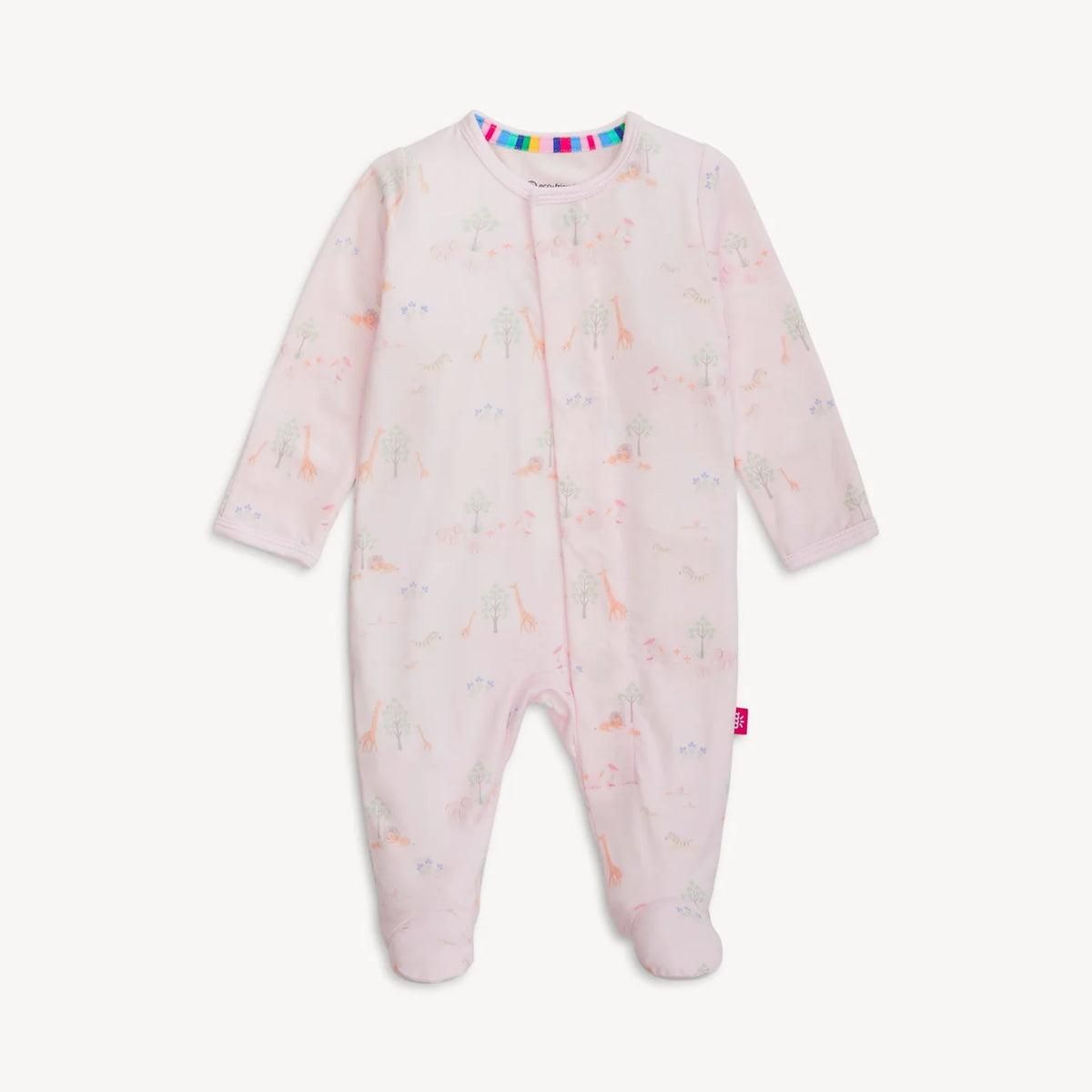 Pink Safari Footie