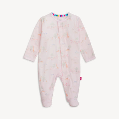 Pink Safari Footie