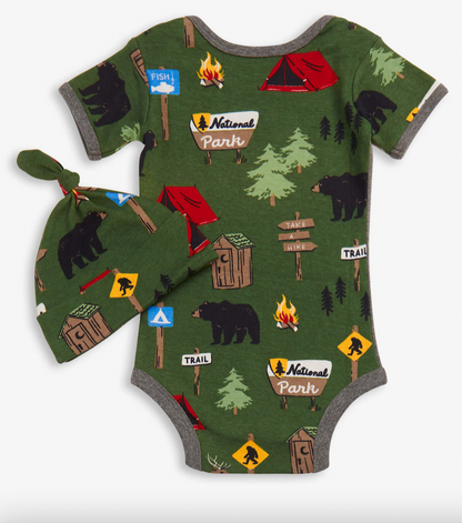 Hide and Seek Baby Bodysuit & Hat
