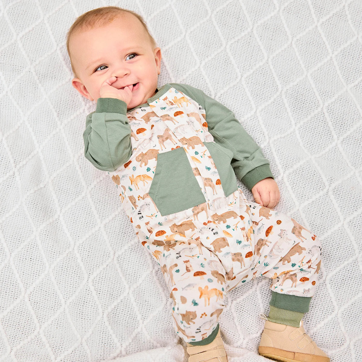 Wonderful Wildlife L/S Romper