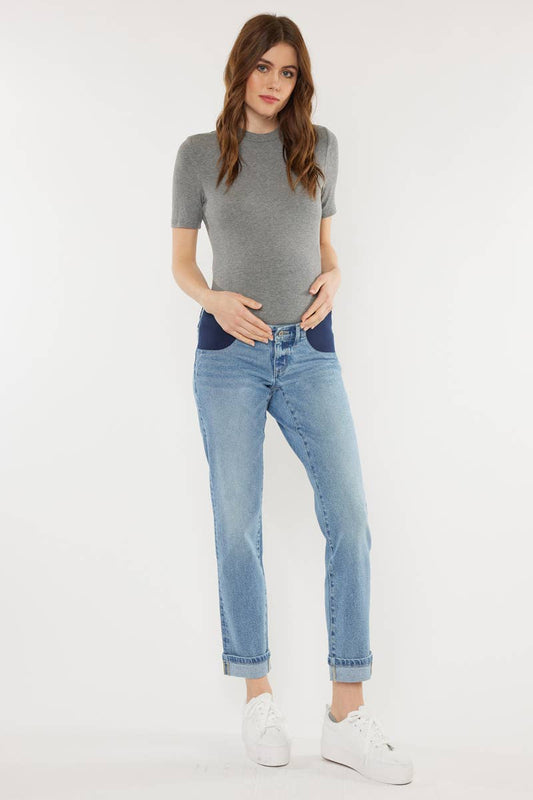 Kancan Yasmin Boyfriend Maternity Jean