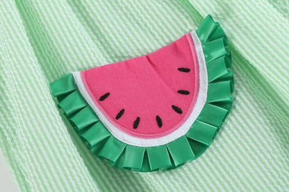 Watermelon Smocked Dress