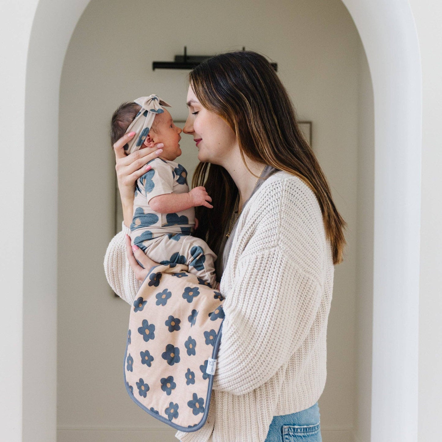 Burp Cloths - Gemma In Tan