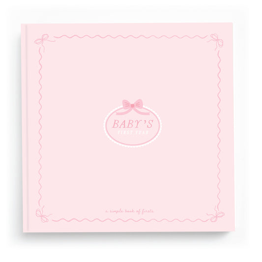 Bowkissed Blush Baby Memory Book